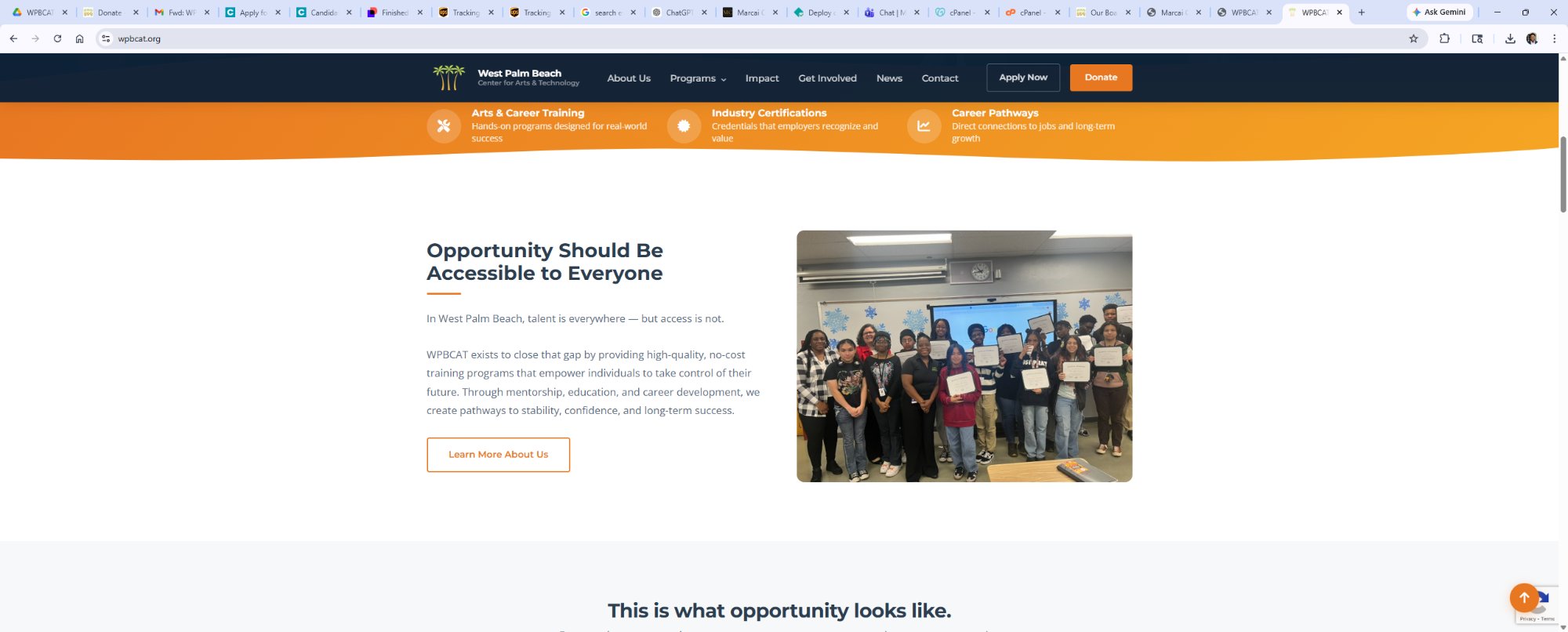 New WPBCAT about section
